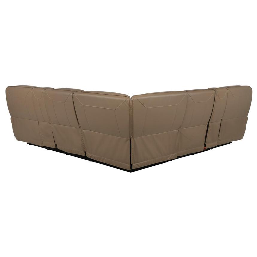 Mambo Leather Power Reclining Sectional with 7PCS/3PWR alternate image, 4 of 12 images.