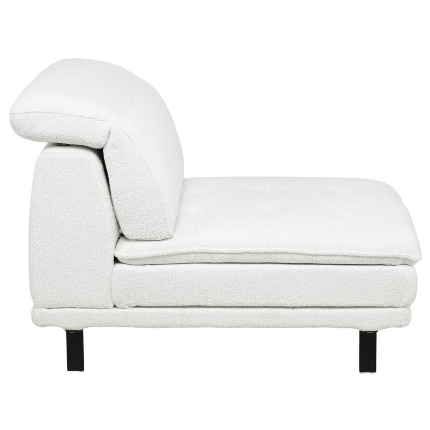 Belana White Armless Chair  alternate image, 4 of 5 images.