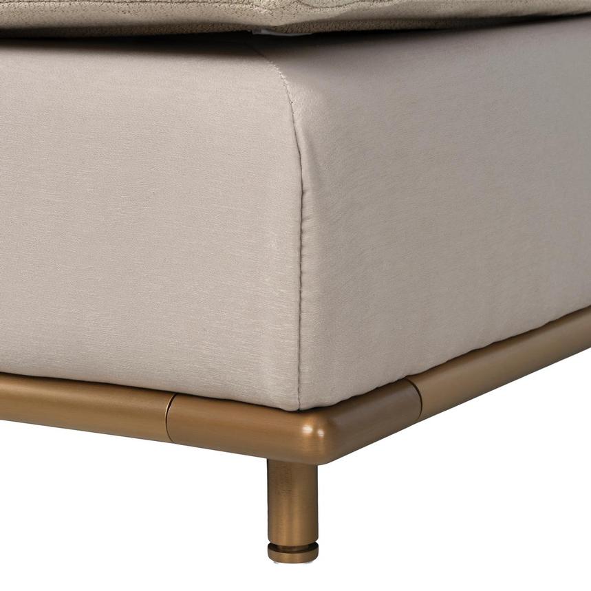 Hanna Beige Armless Chair  alternate image, 8 of 10 images.