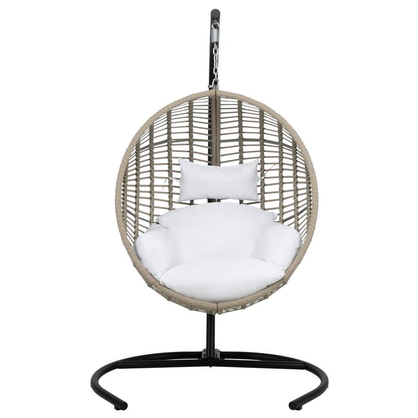 Globe White Hanging Chair  alternate image, 2 of 8 images.