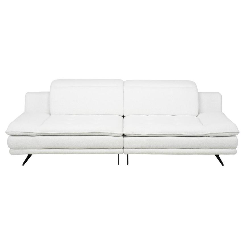 Belana White Loveseat  main image, 1 of 15 images.