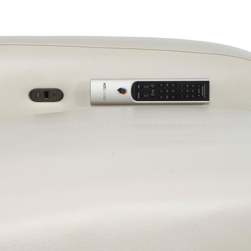 Rumba Leather Power Reclining Sectional with 5PCS/3PWR  alternate image, 9 of 13 images.