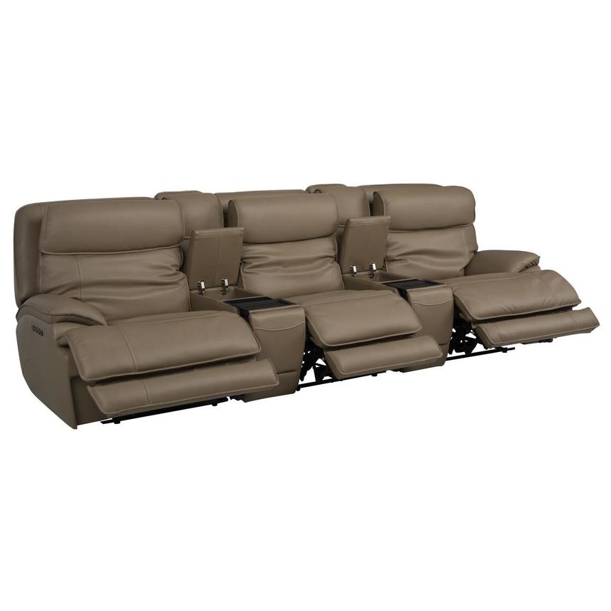 Mambo Home Theater Leather Seating with 5PCS/3PWR  alternate image, 3 of 11 images.