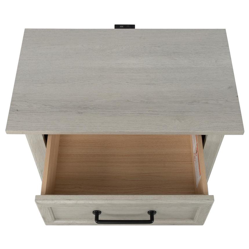 Arcadia Gray Nightstand  alternate image, 6 of 10 images.