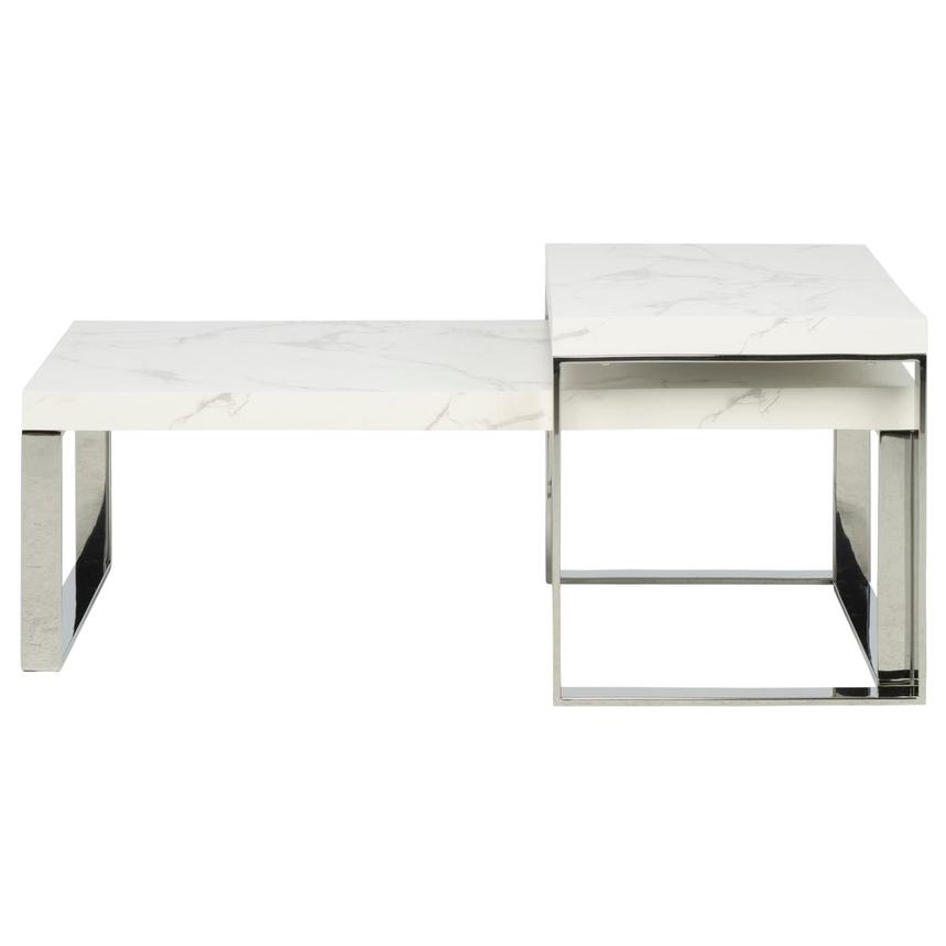 Pokhara Marble Nesting table Set of 2  main image, 1 of 2 images.