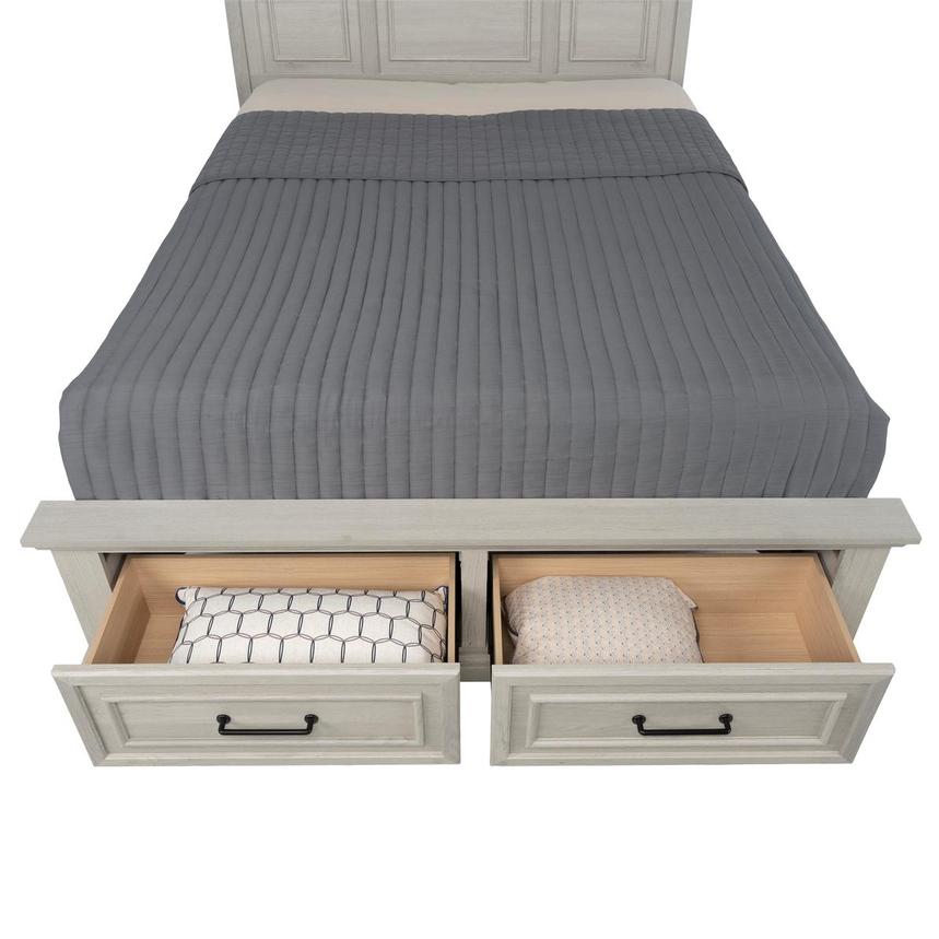 Lenox Grey Queen Storage Bed alternate image, 5 of 9 images.