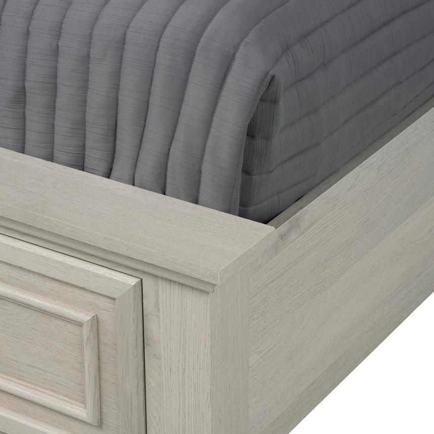 Lenox Grey Queen Storage Bed  alternate image, 7 of 9 images.
