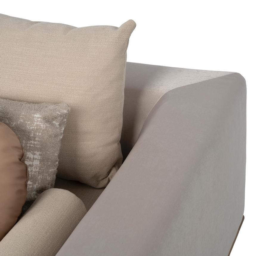 Hanna Beige Sectional Sofa w/Right Chaise  alternate image, 6 of 12 images.