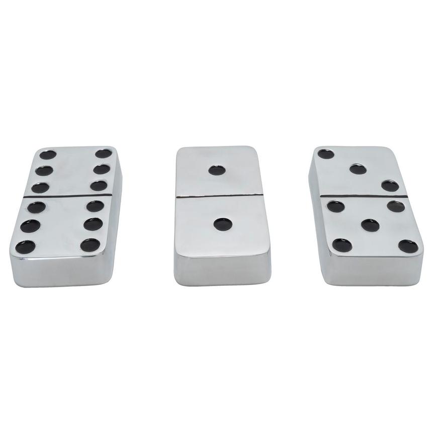 Dominos Silver Sculpture Set of 3 alternate image, 2 of 7 images.