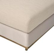 Hanna Beige Armless Loveseat  alternate image, 7 of 10 images.