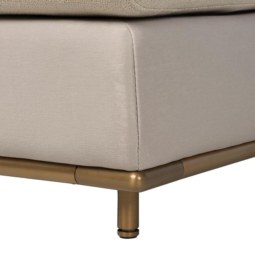 Hanna Beige Armless Loveseat  alternate image, 8 of 10 images.