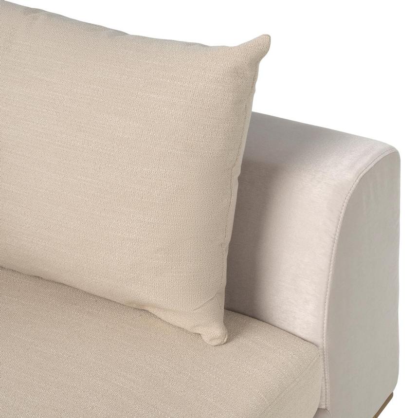 Hanna Beige Armless Loveseat alternate image, 6 of 10 images.