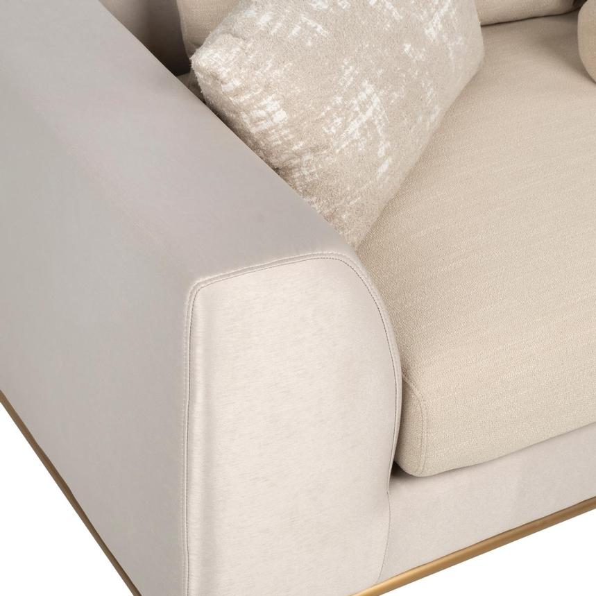 Hanna Beige Corner Sofa w/Right Chaise  alternate image, 6 of 11 images.