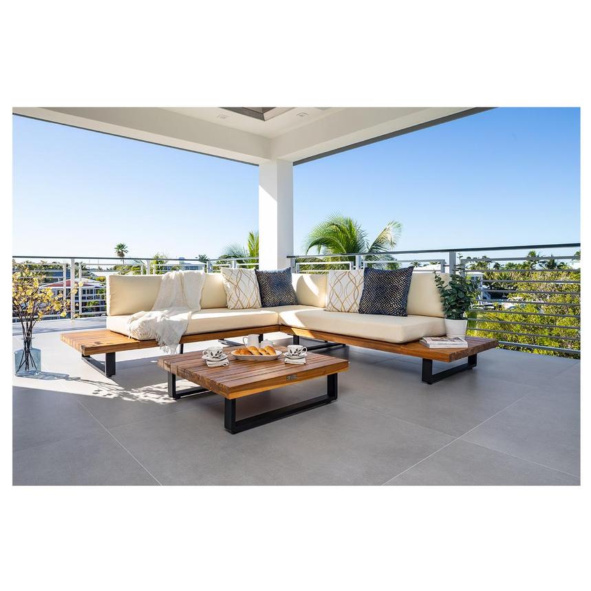 Bask Beige 3-Piece Patio Set alternate image, 2 of 14 images.