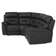 Palmer Dark Gray Leather Power Reclining Sectional with 4PCS/2PWR  alternate image, 3 of 9 images.