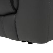 Palmer Dark Gray Leather Power Reclining Sectional with 4PCS/2PWR  alternate image, 8 of 9 images.