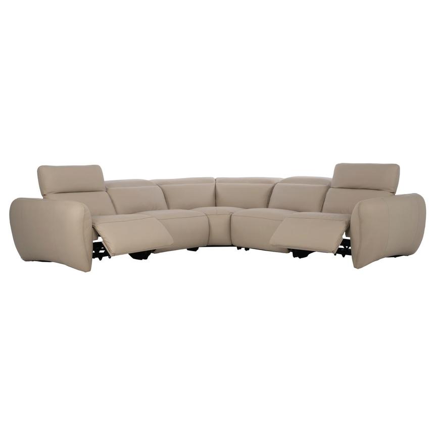 Baloo Leather Power Reclining Sectional with 5PCS/2PWR alternate image, 2 of 8 images.