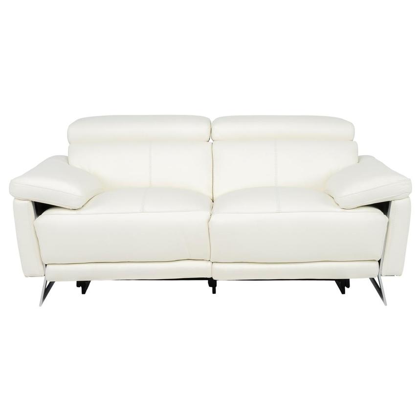 Gabriel White Power Reclining Loveseat  main image, 1 of 9 images.