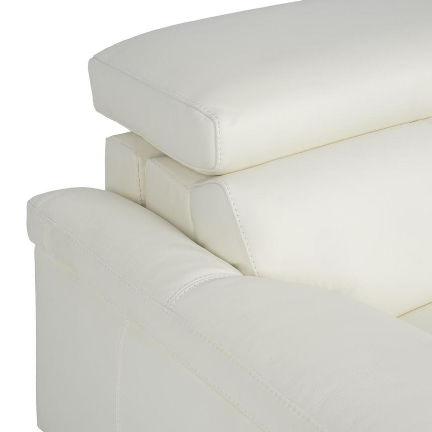 Gabriel White Power Reclining Loveseat  alternate image, 6 of 9 images.