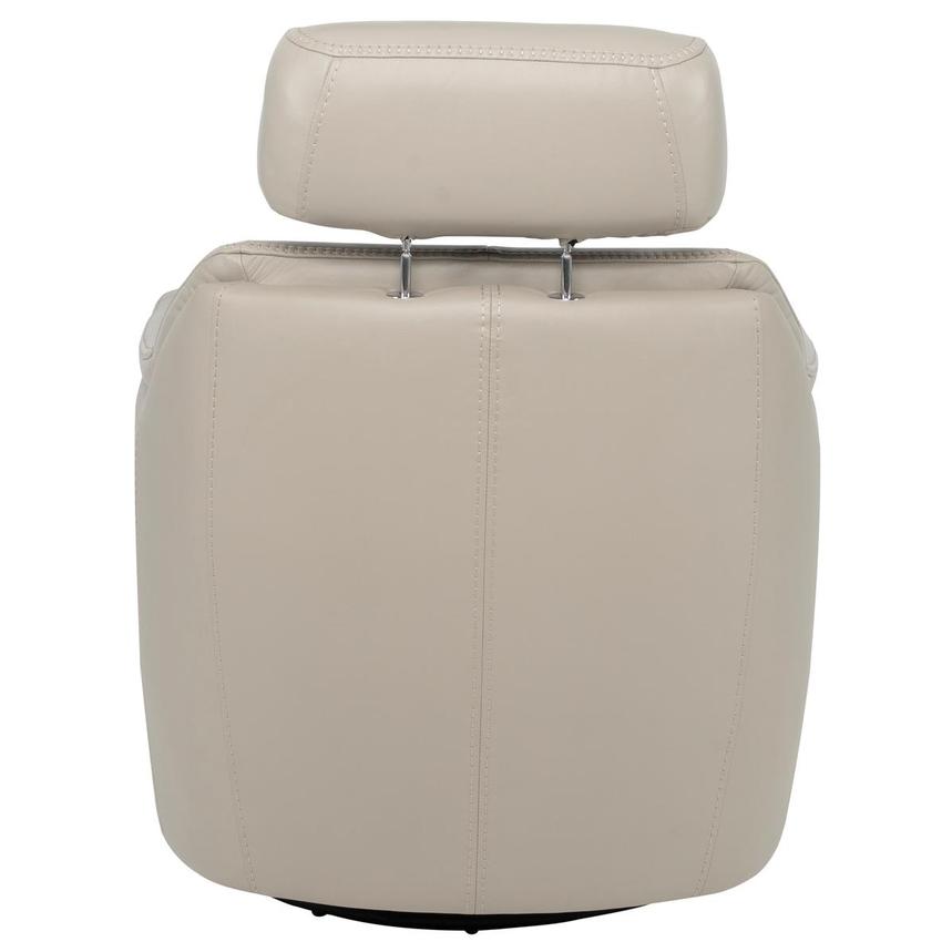 LuxTone Gray Leather Power Tilt Recliner alternate image, 6 of 12 images.