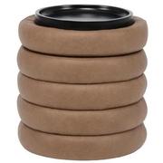 Milo Brown Ottoman w/Storage & Tray  alternate image, 2 of 8 images.