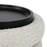 Milo White Ottoman w/Storage & Tray  alternate image, 6 of 7 images.