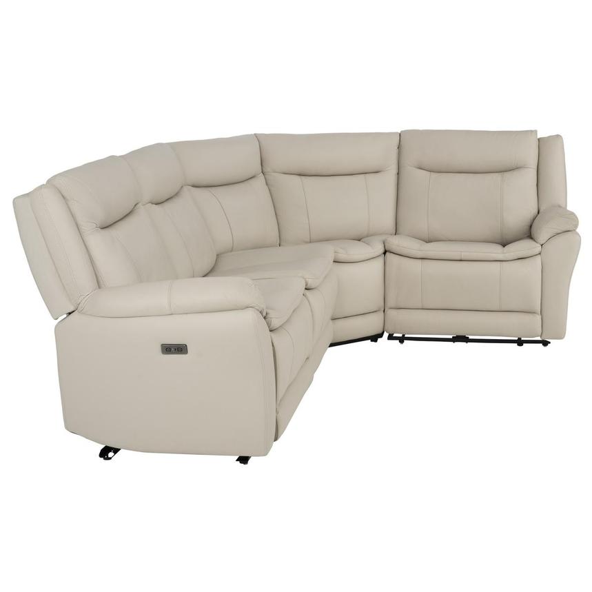 Benjamin Leather Sectional Sofa with 4PCS/2PWR  alternate image, 4 of 10 images.