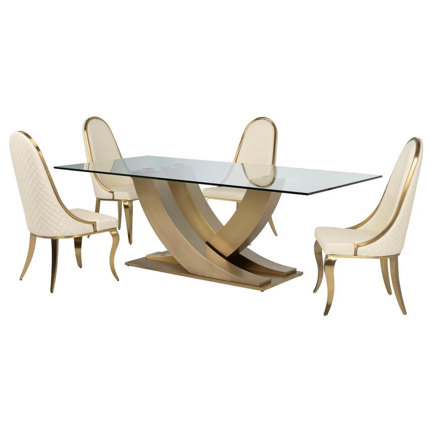 Apollo 5-Piece Dining Set  main image, 1 of 4 images.