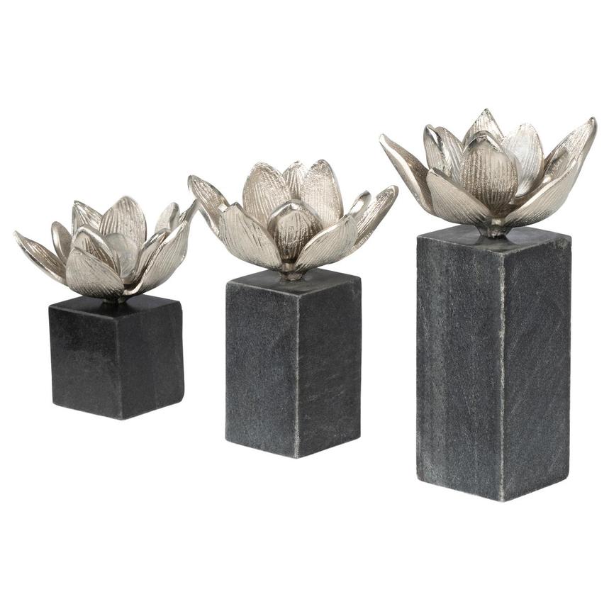 Zendaya Silver Set of 3 Sculptures  main image, 1 of 5 images.