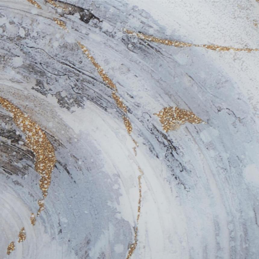 Golden Whirlwind Acrylic Wall Art  alternate image, 4 of 5 images.