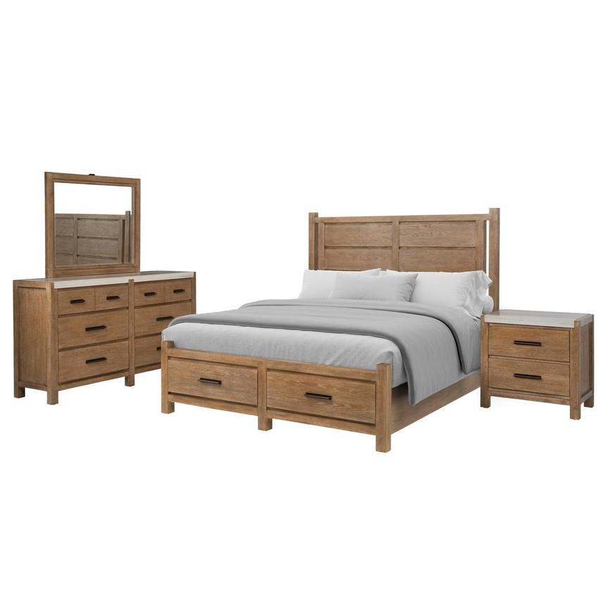Joshua 4-Piece King Bedroom Set  main image, 1 of 5 images.