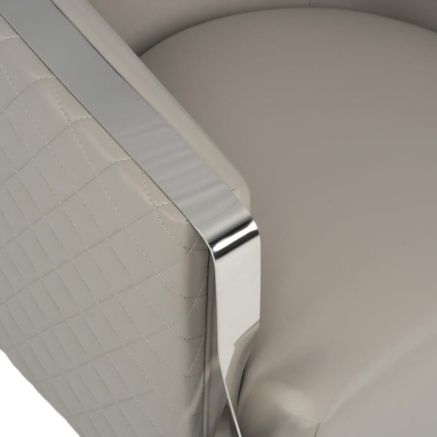 Maxi Grey Accent Chair  alternate image, 7 of 9 images.