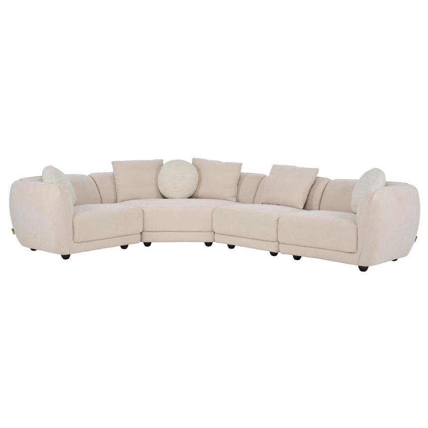 Cozy Sectional Sofa 4PC  main image, 1 of 9 images.