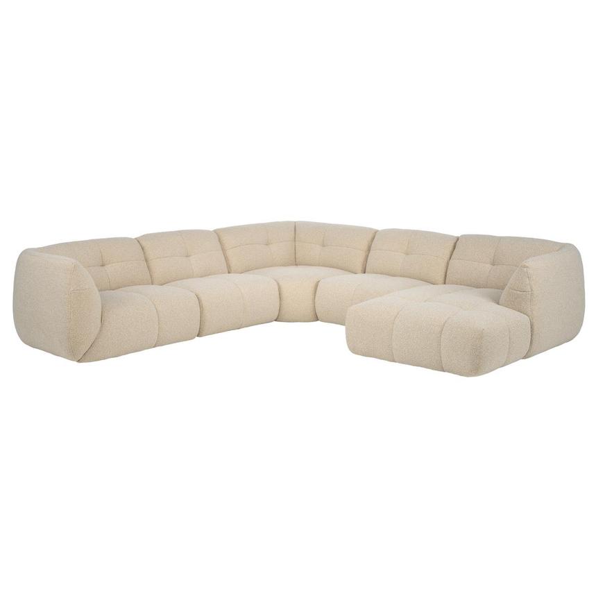 Moosh Sectional Sofa w/Right Chaise  main image, 1 of 7 images.