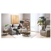 Neptune Gray Leather Power Reclining Sofa  alternate image, 2 of 15 images.