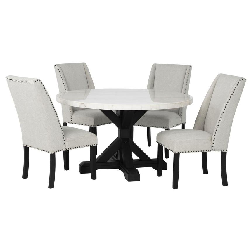 Opal 5-Piece Round Dining Set  main image, 1 of 3 images.