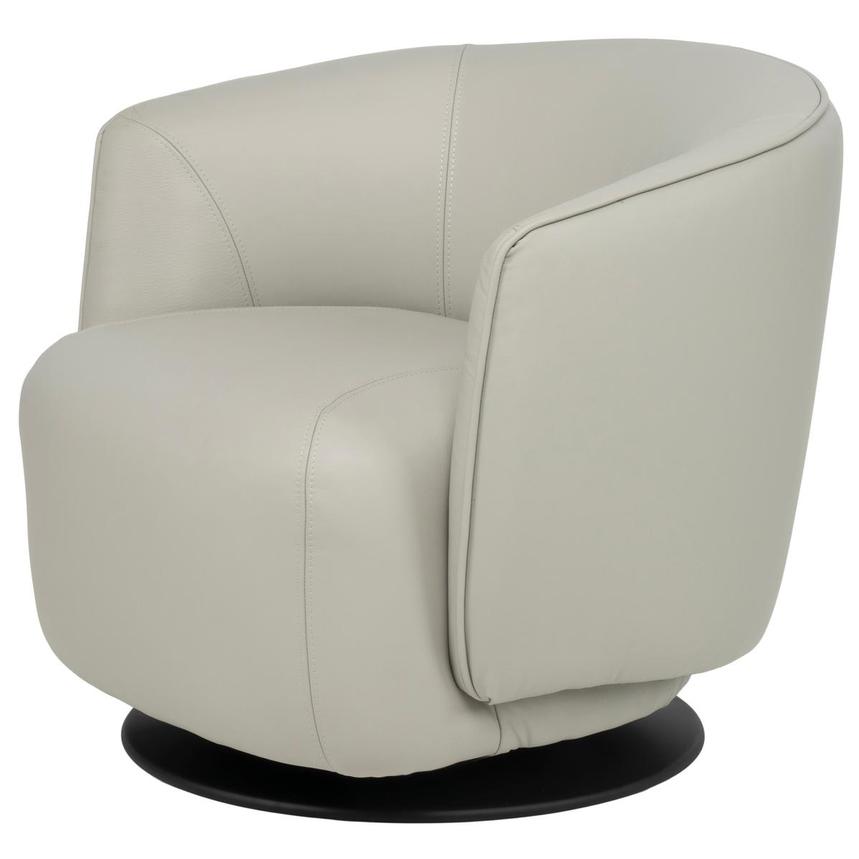 Aurelia Light Gray Swivel Rocker Chair  main image, 1 of 9 images.