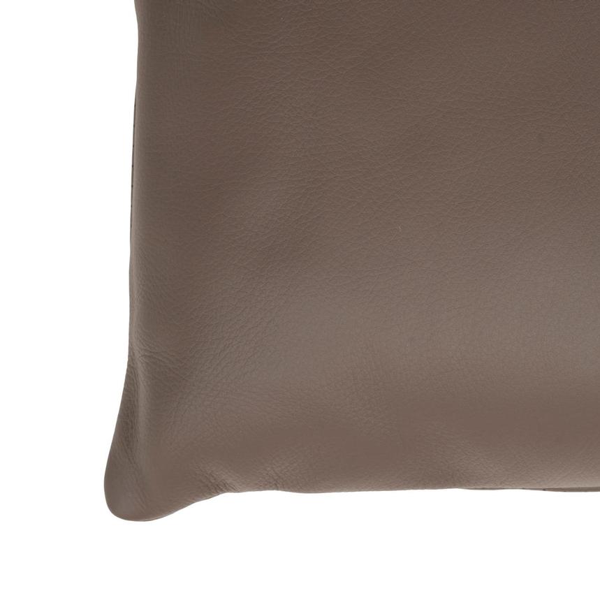 Byrne Brown Leather Accent Pillow  alternate image, 4 of 4 images.
