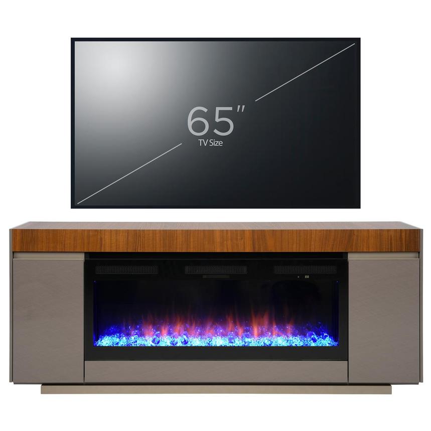 Corso TV Base w/Electric Fireplace  main image, 1 of 4 images.
