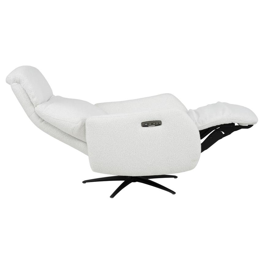 Ezio White Power Recliner alternate image, 10 of 15 images.