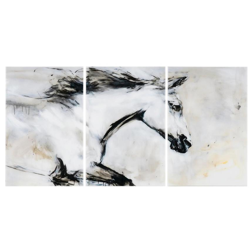 Monochrome Gallop Wall Art  main image, 1 of 3 images.