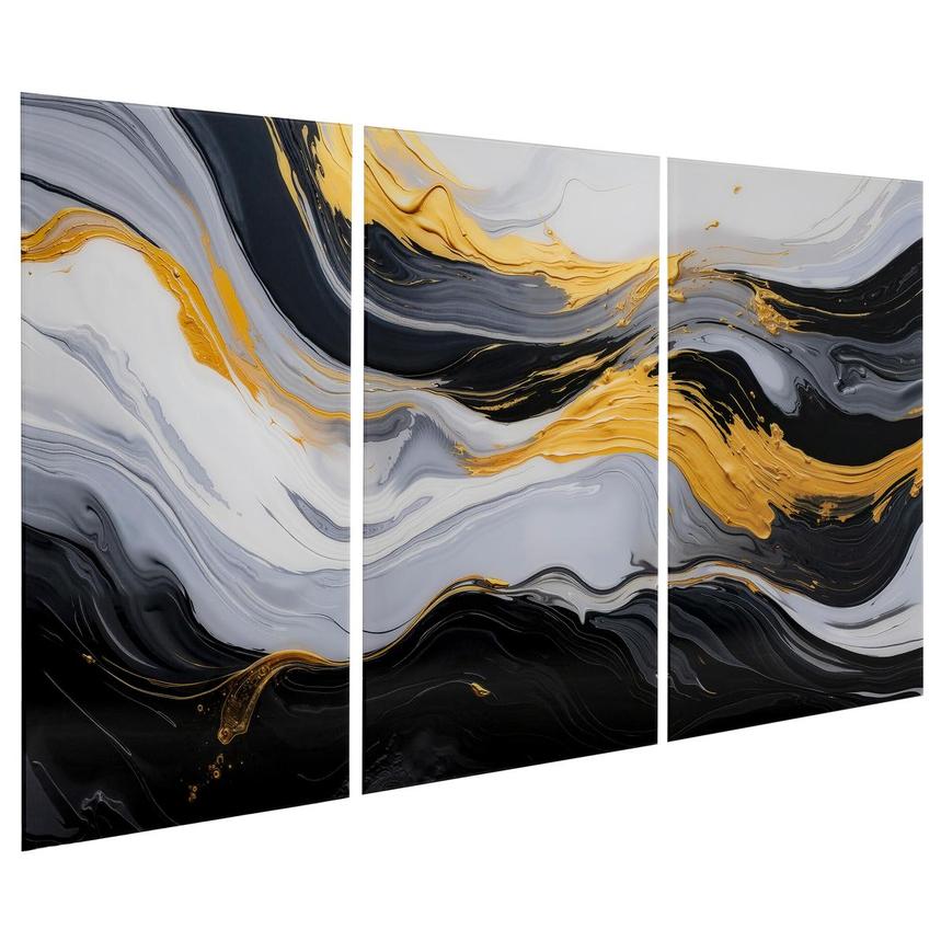 Smoke and Gold Wall Art alternate image, 2 of 4 images.