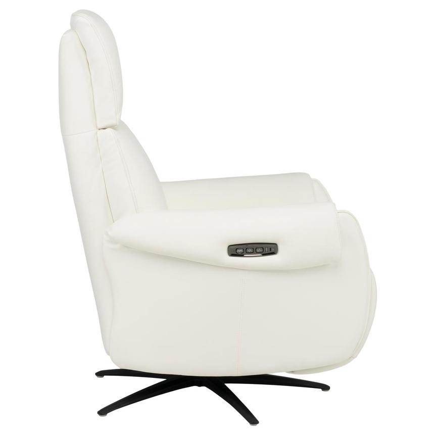 Torrence White Leather Power Recliner alternate image, 5 of 16 images.