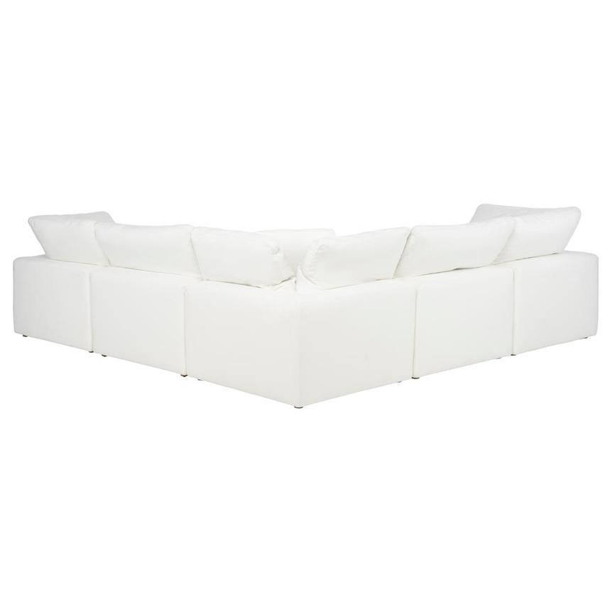 Nube II White Corner Sofa with 5PCS/2 Armless Chairs  alternate image, 3 of 7 images.