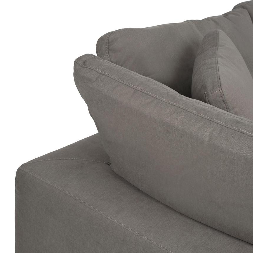Nube II Gray Corner Sofa with 5PCS/3 Armless Chairs  alternate image, 7 of 9 images.