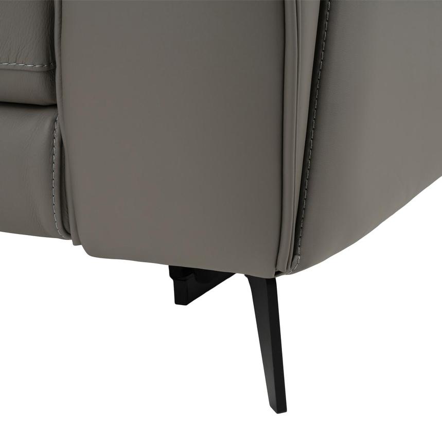 Luke 2.0 Dark Gray Home Theater Leather Seating with 5PCS/2PWR alternate image, 12 of 12 images.