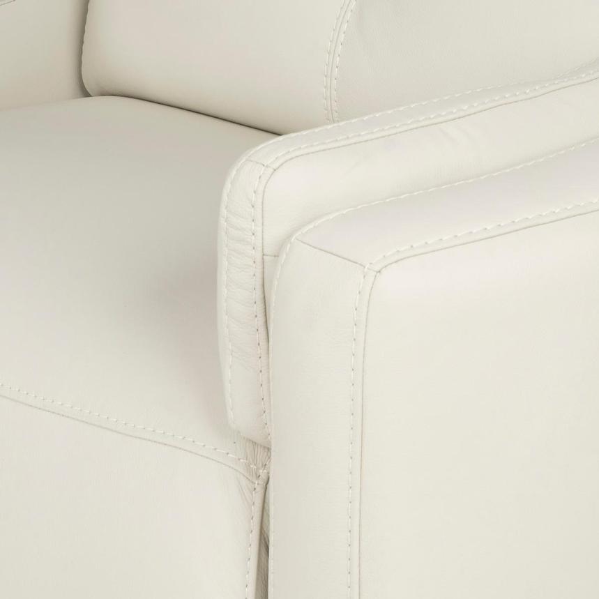 Kamet Ivory Leather Power Reclining Sectional with 6PCS/3PWR  alternate image, 7 of 8 images.