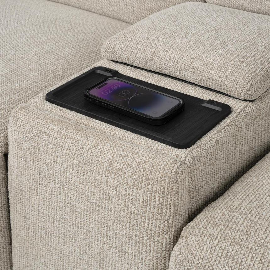 Gordon Power Reclining Sectional with 7PCS/3PWR alternate image, 9 of 14 images.