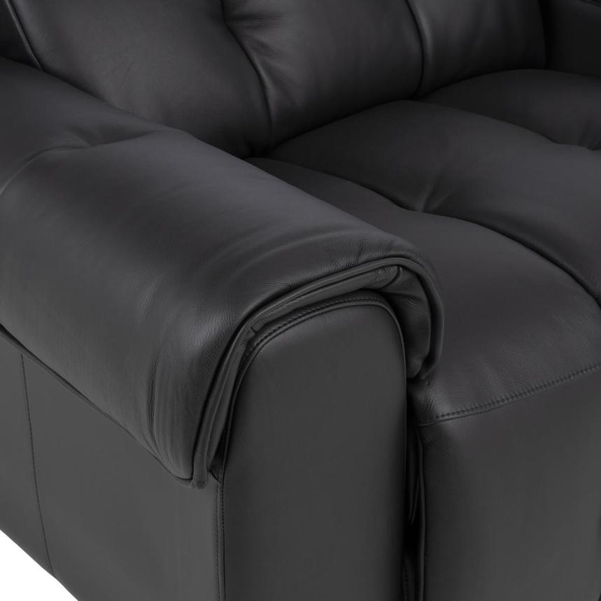 Obsidian Leather Power Reclining Sectional with 7PCS/3PWR  alternate image, 9 of 16 images.