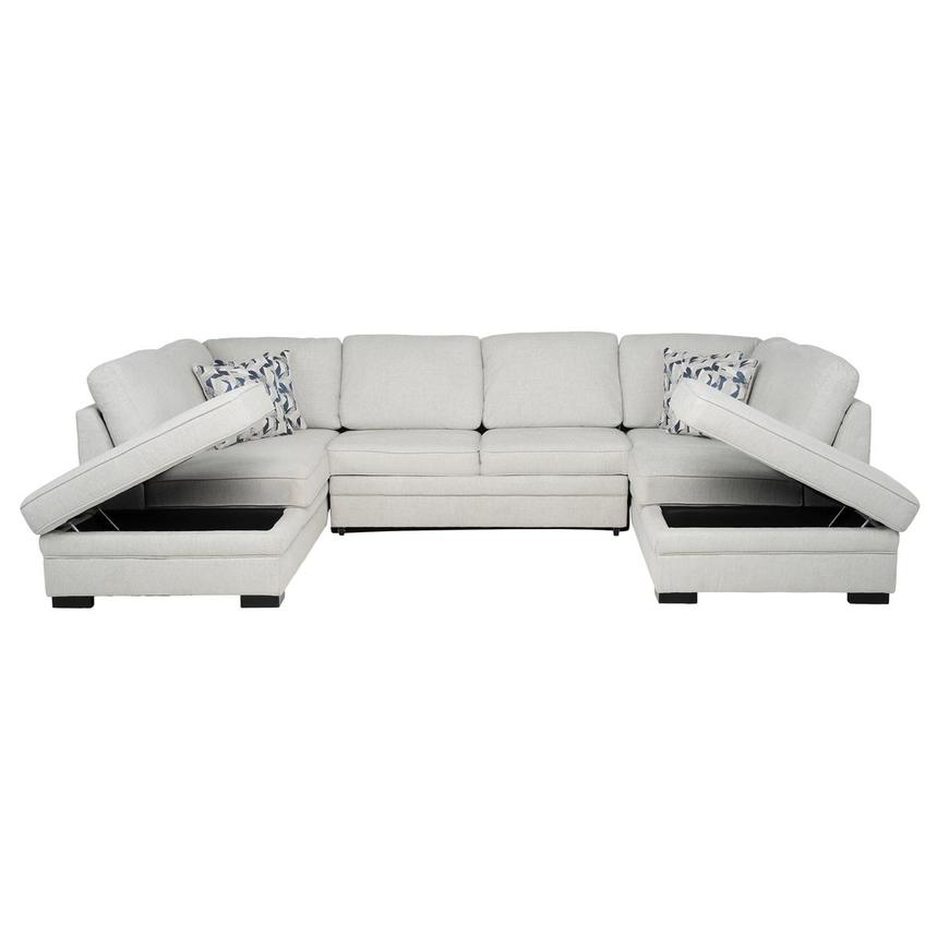 Meave Sectional Sleeper Sofa w/Storage  alternate image, 2 of 12 images.